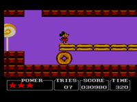 une photo d'Ã©cran de Castle of Illusion starring Mickey Mouse sur Sega Master System